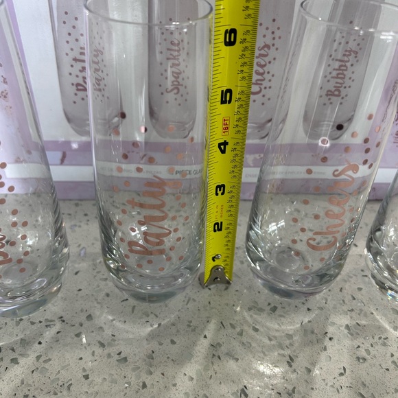 DRINK GLASSES • Set of 4 • Medium • Clear - Picture 8 of 8